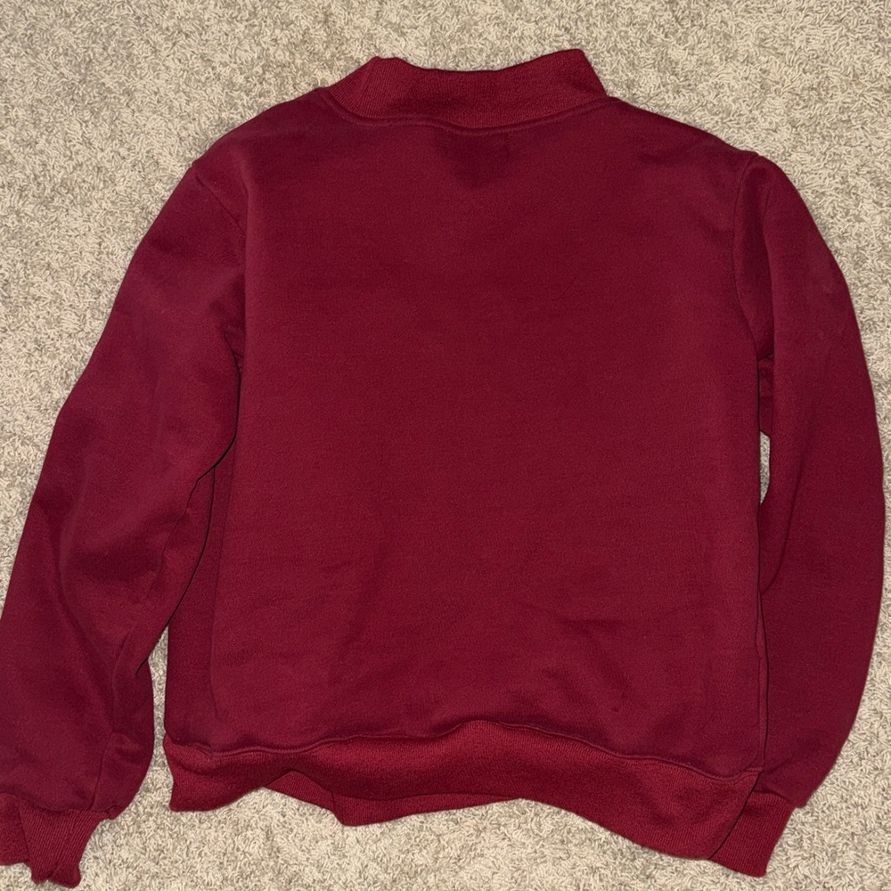 Parke Maroon Mockneck S/M - Picture 2 of 3